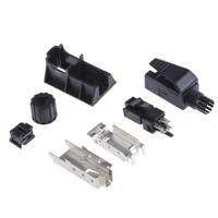 09451511100 HARTING RJ Industrial Series Male RJ45 Connector, Cable Mount, Cat5 Straight 1 Port 4 -Way