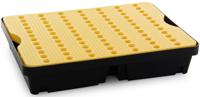 893-0378 RS PRO Polyethylene Spill Tray with Grate for Industrial Storage, 40 l Capacity