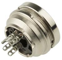c091-31g105-100-2 Amphenol Industrial, signalmate C091 5 Pole M16 Din Socket, 5.0A, 100 V IP67, Screw On, Panel Mount