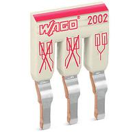 2002-473 WAGO TOPJOB S Series Staggered Jumper for Use with DIN Rail Terminal Block, 25A