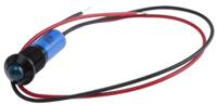 723-9533 RS PRO Blue Panel Mount Indicator, 12V dc, 8mm Mounting Hole Size, Lead Wires Termination, IP67