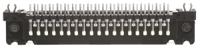 09654626813 HARTING 37 Way Right Angle Through Hole D-sub Connector Plug, 2.76mm Pitch, with 4-40 UNC Female Screwlocks, Boardlocks