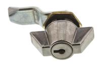 0025012 Euro-Locks a Lowe & Fletcher group Company Camlock, 16.1mm Panel-to-Tongue, 20.1 x 22.5mm Cutout, Key Unlock