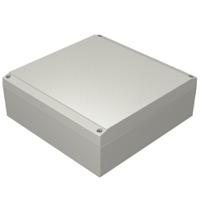 042020070 Rose Aluform Series Grey Die Cast Aluminium Enclosure, IP66, IK09, Grey Lid, 200 x 200 x 72mm