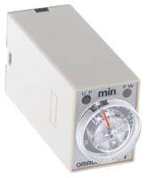 h3y-4-dc24-5m Omron H3Y-4 Series DIN Rail, Surface Mount Timer Relay, 24V dc, 4-Contact, 0.2 → 5min, 1-Function, 4PDT