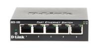des-105b D-Link 5-Port Fast Ethernet Switch, Unmanaged 5 Port Network Switch, UK