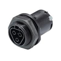 9603150531 Wieland RST CLASSIC Series Connector, 3-Pole, Female, 3-Way, Push-In, 20A, IP66, IP68, IP69