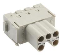 09140052716 HARTING Heavy Duty Power Connector Module, 16A, Female, Han-Modular Series, 5 Contacts