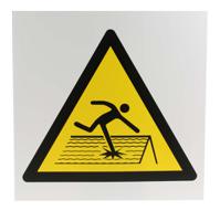 857-8680 RS PRO Area Hazard Hazard Warning Sign