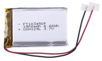 144-9405 RS PRO RS PRO, 3.7V, 103450, Lithium Polymer Rechargeable Battery, 1.8Ah