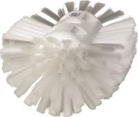70395 Vikan Medium Bristle White Scrub Brush, 40mm bristle length, Polyester, Polypropylene, Stainless Steel bristle material