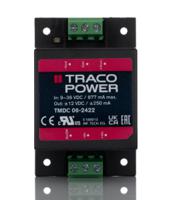 tmdc-06-2422 TRACOPOWER TMDC 06 DC-DC Converter, ±12V dc/ ±250mA Output, 9 → 36 V dc Input, 6W, Chassis Mount, +80°C Max Temp
