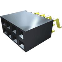 smh-105-02-l-s Samtec SMH Series Straight Surface Mount PCB Socket, 5-Contact, 1-Row, 2.54mm Pitch, Solder Termination