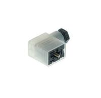 933571100-gml-209-nj-led-24-ye-black Hirschmann GML 2P+E DIN 43650 B, Female Solenoid Valve Connector with Indicator Light, 24 V Voltage