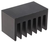 sk100-37-5-sa Fischer Elektronik Heatsink, Universal Rectangular Alu, 2.7K/W, 37.5 x 66 x 40mm