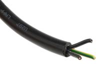 1120233 Lapp ÖLFLEX CLASSIC 110 Control Cable, 3 Cores, 0.75 mm² CSA 18 AWG, Unscreened, 50 m, Black Polyvinyl Chloride Sheath