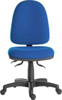 221-6331 RS PRO Blue Fabric Lab Chair, 120kg Weight Capacity
