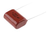 qxk2e106ktp Nichicon XK Polyester Film Capacitor, 125 V ac, 250 V dc, ±10%, 10μF, Through Hole