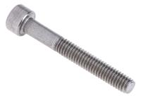 290-118 RS PRO Stainless Steel Hex Socket Cap Screw, DIN 912, M4 x 30mm