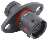 8sta00205sn Souriau Sunbank by Eaton Circular Connector, 5 Contacts, Panel, Standard Connector, Socket, Female, IP67, 8STA Series
