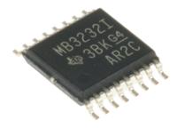 max3232ipw Texas Instruments MAX3232IPW Line Transceiver, 16-Pin TSSOP