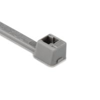 116-01818-t18r-pa66-gy HellermannTyton Cable Tie, Inside Serrated, 100mm x 2.5 mm, Grey Polyamide 6.6 (PA66), Pk-100