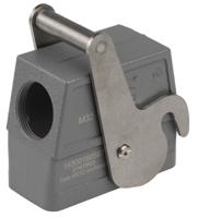 19300160587 HARTING Han B Heavy Duty Power Connector Hood, M32 Thread, Side Entry