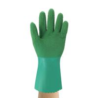 16650080bp Ansell 16-650 Green Latex Glove, Size 8, Latex Coating