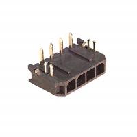 43650-0404 Molex 43650 Series Right Angle PCB Header, 4 Contact(s), 3 mm Pitch, 1 Row, Shrouded