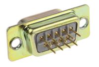472-758 RS PRO 9 Way Through Hole D-sub Connector Plug, 2.74mm Pitch