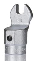 7710070 Gedore 8791 Series Square Spanner Head, 10 mm, Chrome Finish