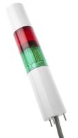 lr4-202wjbw-rg Patlite LR4 Series Coloured Buzzer Signal Tower, 2 Lights, 24 V dc, Direct Mount