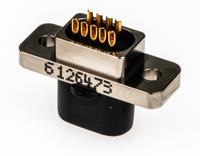 mwdm2l-9ps Glenair MWDM 9 Way Panel Mount D-sub Connector Plug