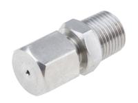 123-5559 RS PRO 1/8 NPT Compression Fitting for Use with Thermocouple or PRT Probe, 1mm Probe, RoHS Compliant Standard