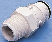 hfcd241235bspt Colder Products Hose Connector, Straight Threaded Coupling, BSPT 3/4in, 8.6 bar