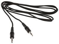35hr07235x Switchcraft Male 3.5mm Stereo Jack to Male 3.5mm Stereo Jack Aux Cable, Black, 1.8m 35HR07235X