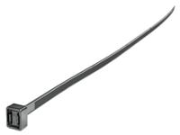 132-20360-ct203-pa66hs-bk HellermannTyton Cable Tie, Outside Serrated, 200mm x 7.6 mm, Black Polyamide 6.6 (PA66), Pk-50