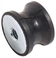 126-4922 RS PRO M10 Anti Vibration Mount, Female Buffer Foot with 48kg Compression Load