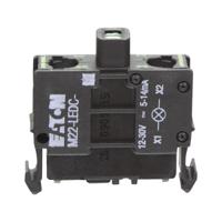 216561-m22-ledc-r Eaton RMQ Titan M22 Series Light Block, 12 → 30V ac/dc, Red Light