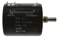 860b1501 Vishay 860 500Ω Rotary Potentiometer 10-Turns 1-Gang Panel Mount, 860B1501