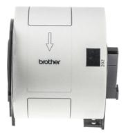 dk-11202 Brother White Black Print Label Roll, 100mm Width, 62mm Height, 300Per Roll Qty