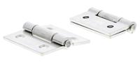 448-5225 Pinet Stainless Steel Butt Hinge, Screw Fixing, 40mm x 40mm x 2mm