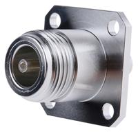 j01021a0164 Telegartner, Jack Panel Mount N Connector, 50Ω, Solder Termination, Straight Body