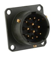 62gb-12e14-12pn Amphenol Limited, 62GB 12 Way Box Mount MIL Spec Circular Connector ReceptacleOlive, Pin Contacts,Shell Size 14,