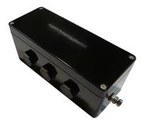 cep197575pau CE-TEK CEP Series Black Polyester Junction Box, IP66, ATEX, 75 x 190 x 75mm