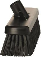 70689 Vikan Broom, Black With Polyester, Polypropylene, Stainless Steel Bristles for  for General Purpose