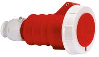 31247 Bals IP67 Red Cable Mount 3P + N + E Industrial Power Socket, Rated At 32A, 415 V
