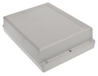 186-2251 RS PRO Grey ABS Enclosure, IP65, IK07, Grey Lid, 197.7 x 144.55 x 52.55mm