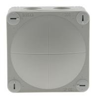 combi-3085 WISKA Combi Series Grey Polypropylene Junction Box, IP66, 85 x 85 x 51mm