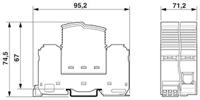 2905466 Phoenix Contact 1 Phase Surge Protector, 1.8kV, DIN Rail Mount